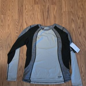 NWT, Kerrits, Long Sleeve Riding Tee, Color OYSTER, Size M